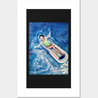 Peacefully floating Posters and Art